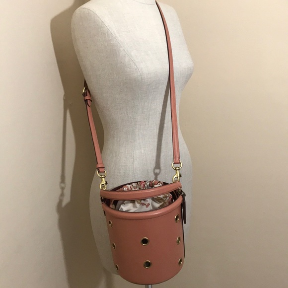Coach Bags Coach Grommet Drawstring Leather Bucket Bag Poshmark